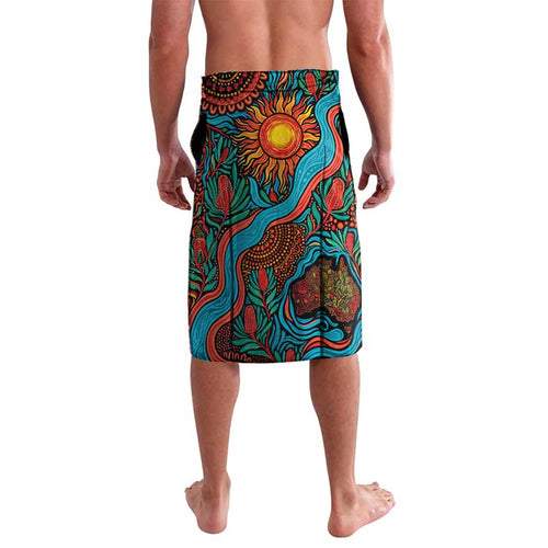 NAIDOC Week 26 Lavalava 50 Years of Deadly Aboriginal Motif