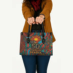 NAIDOC Week 26 Leather Bag 50 Years of Deadly Aboriginal Motif