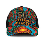 NAIDOC Week 26 Mesh Trucker Cap 50 Years of Deadly Aboriginal Motif