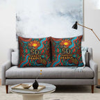 NAIDOC Week 26 Pillow Cover 50 Years of Deadly Aboriginal Motif