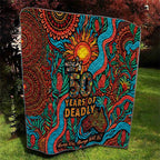NAIDOC Week 26 Quilt 50 Years of Deadly Aboriginal Motif