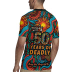 NAIDOC Week 26 Rugby Jersey 50 Years of Deadly Aboriginal Motif