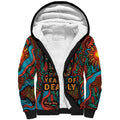 NAIDOC Week 26 Sherpa Hoodie 50 Years of Deadly Aboriginal Motif