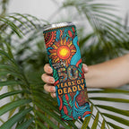 NAIDOC Week 26 Skinny Tumbler 50 Years of Deadly Aboriginal Motif