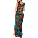 NAIDOC Week 26 Tank Maxi Dress 50 Years of Deadly Aboriginal Motif