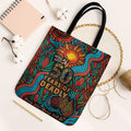 NAIDOC Week 26 Tote Bag 50 Years of Deadly Aboriginal Motif