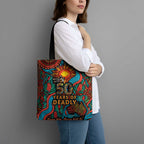 NAIDOC Week 26 Tote Bag 50 Years of Deadly Aboriginal Motif
