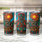 NAIDOC Week 26 Tumbler Cup 50 Years of Deadly Aboriginal Motif