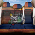 Australia and New Zealand ANZAC Day Back Car Seat Cover Tui Bird and Koala mix Maori and Aboriginal Pattern