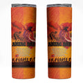 Australia and New Zealand ANZAC Day Skinny Tumbler Soldiers Memories - Red Poppies with Aboriginal and Maori Art
