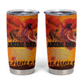 Australia and New Zealand ANZAC Day Tumbler Cup Soldiers Memories - Red Poppies with Aboriginal and Maori Art