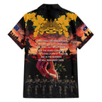 Australia ANZAC Day Family Matching Off The Shoulder Long Sleeve Dress and Hawaiian Shirt Forever in My Thoughts