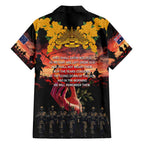 Australia ANZAC Day Family Matching Short Sleeve Bodycon Dress and Hawaiian Shirt Forever in My Thoughts