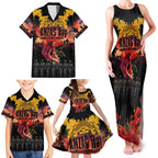 Australia ANZAC Day Family Matching Tank Maxi Dress and Hawaiian Shirt Forever in My Thoughts