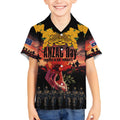 Australia ANZAC Day Kid Hawaiian Shirt Forever in My Thoughts