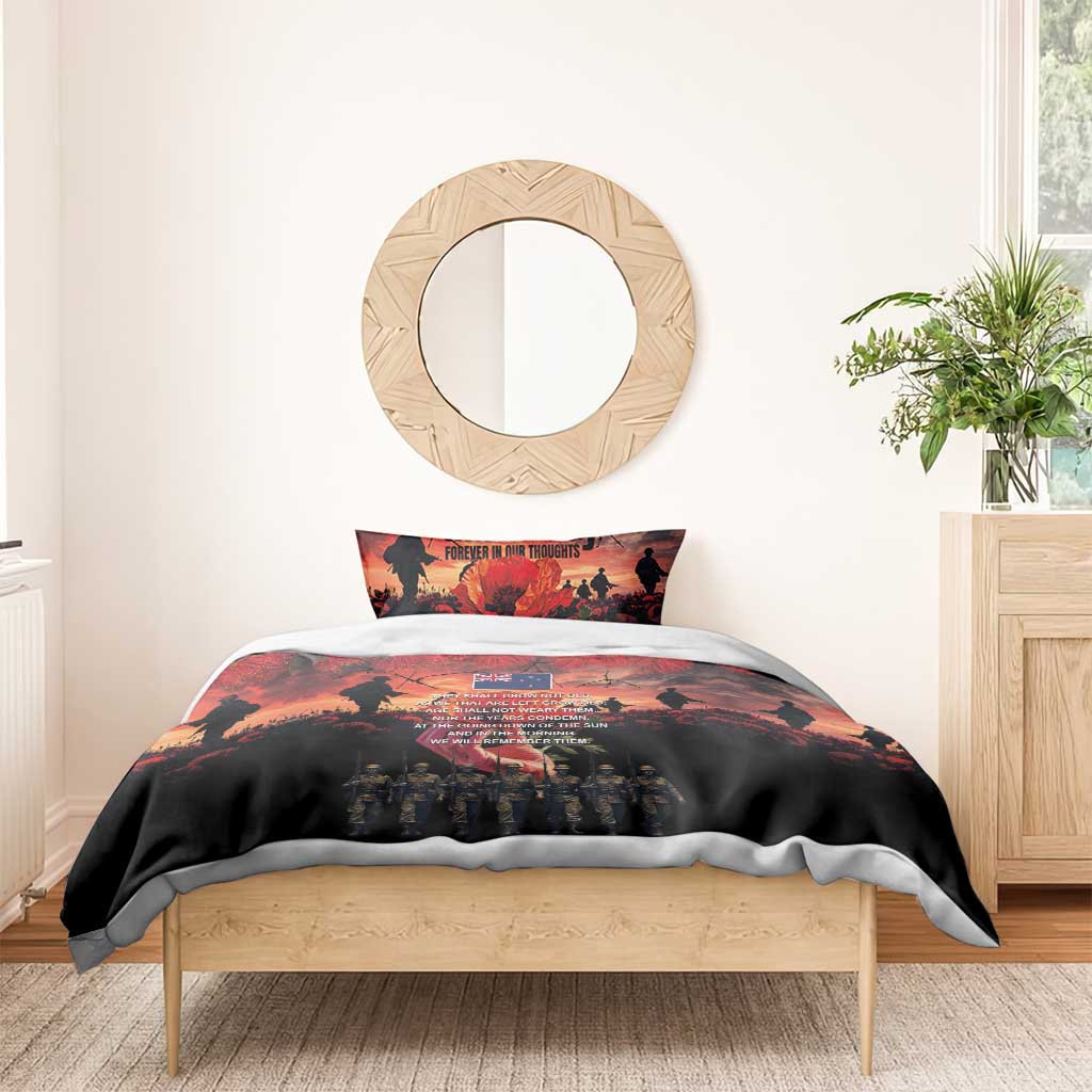 New Zealand ANZAC Day Bedding Set Forever in My Thoughts