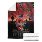 New Zealand ANZAC Day Blanket Forever in My Thoughts
