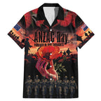 New Zealand ANZAC Day Family Matching Mermaid Dress and Hawaiian Shirt Forever in My Thoughts