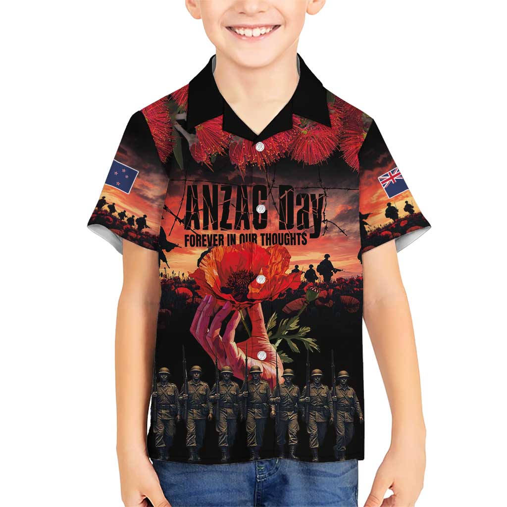 New Zealand ANZAC Day Hawaiian Shirt Forever in My Thoughts