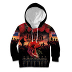 New Zealand ANZAC Day Kid Hoodie Forever in My Thoughts
