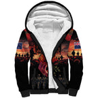 New Zealand ANZAC Day Sherpa Hoodie Forever in My Thoughts