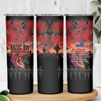 New Zealand ANZAC Day Skinny Tumbler Forever in My Thoughts
