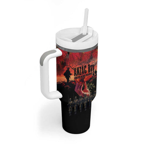 New Zealand ANZAC Day Tumbler With Handle Forever in My Thoughts
