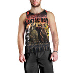Australia and New Zealand ANZAC Day Men Tank Top Kangaroo and Kiwi Bird Soldier - Forever in My Thoughts