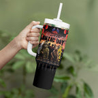Australia and New Zealand ANZAC Day Tumbler With Handle Kangaroo and Kiwi Bird Soldier Forever in My Thoughts