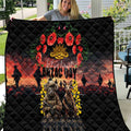 Australia ANZAC Day Quilt Kangaroo and Koala Soldier - Forever in My Thoughts