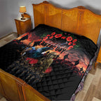 New Zealand ANZAC Day Quilt Tui Bird and Kiwi Bird Soldier - Forever in My Thoughts