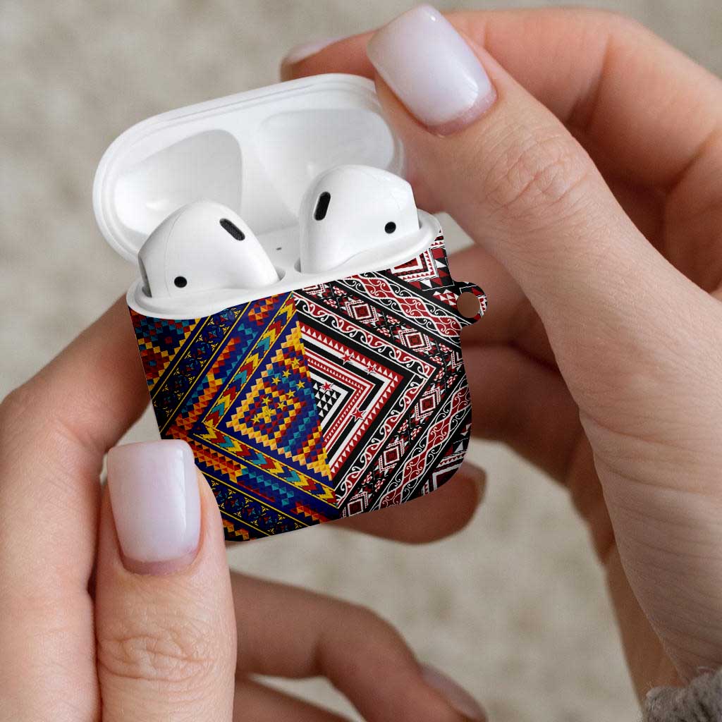 Tuvaluan and New Zealand Culture AirPods Case The Art of Kolose and Taniko - Aussie Hoodie