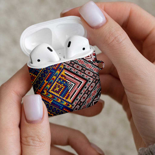 Tuvaluan and New Zealand Culture AirPods Case The Art of Kolose and Taniko - Aussie Hoodie