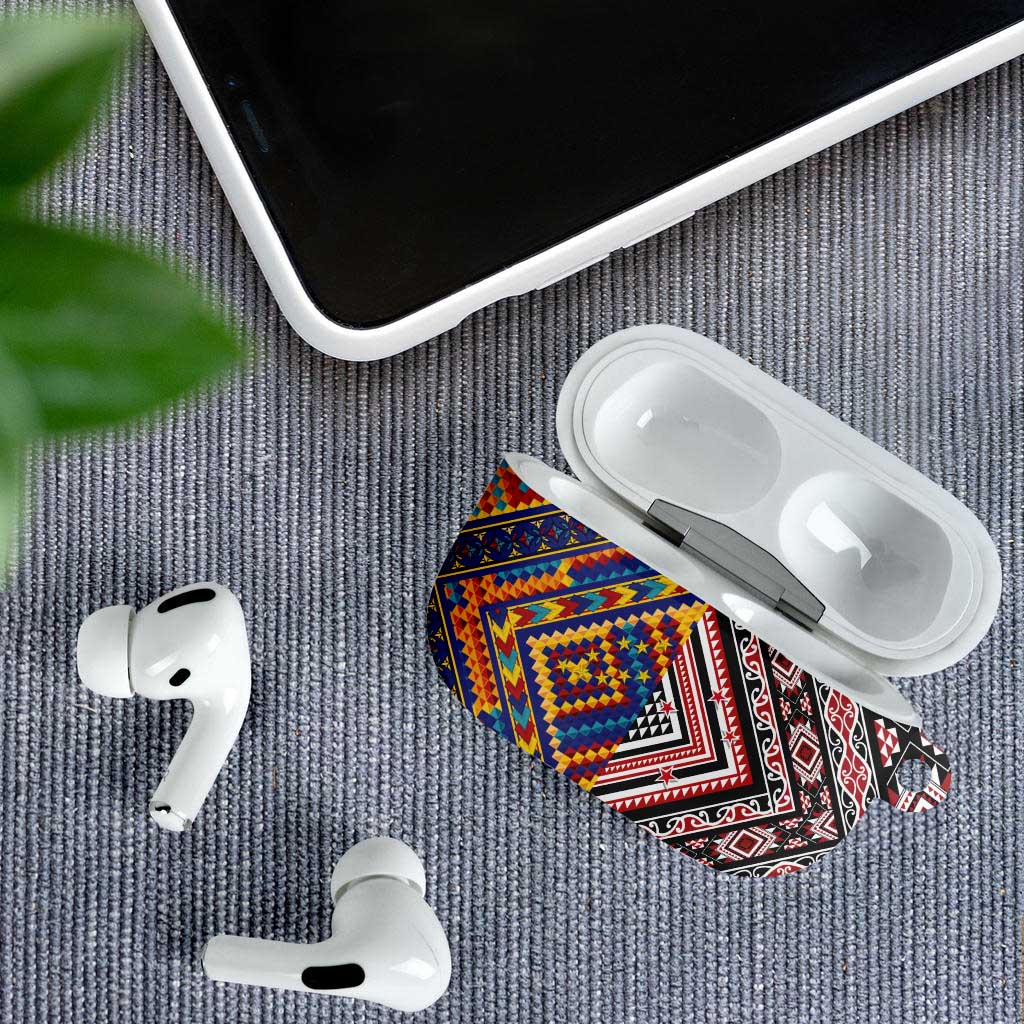 Tuvaluan and New Zealand Culture AirPods Case The Art of Kolose and Taniko - Aussie Hoodie
