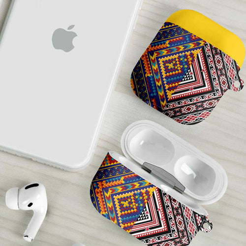Tuvaluan and New Zealand Culture AirPods Case The Art of Kolose and Taniko - Aussie Hoodie