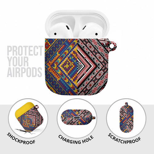 Tuvaluan and New Zealand Culture AirPods Case The Art of Kolose and Taniko - Aussie Hoodie