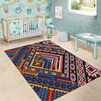 Tuvaluan and New Zealand Culture Area Rug The Art of Kolose and Taniko - Aussie Hoodie