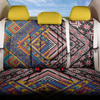 Tuvaluan and New Zealand Culture Back Car Seat Cover The Art of Kolose and Taniko - Aussie Hoodie