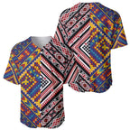 Tuvaluan and New Zealand Culture Baseball Jersey The Art of Kolose and Taniko - Aussie Hoodie
