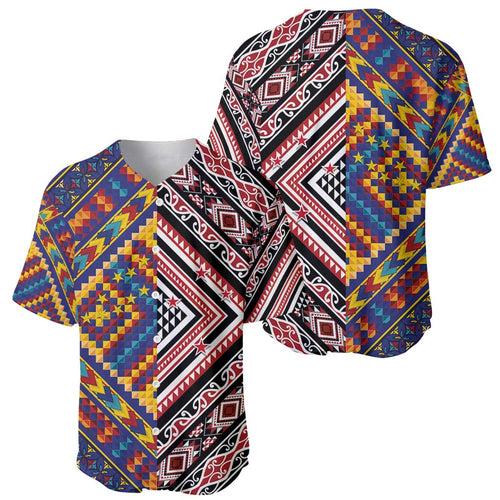 Tuvaluan and New Zealand Culture Baseball Jersey The Art of Kolose and Taniko - Aussie Hoodie