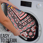 Tuvaluan and New Zealand Culture Bathroom Set The Art of Kolose and Taniko - Aussie Hoodie