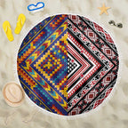 Tuvaluan and New Zealand Culture Beach Blanket The Art of Kolose and Taniko - Aussie Hoodie