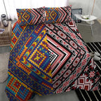 Tuvaluan and New Zealand Culture Bedding Set The Art of Kolose and Taniko - Aussie Hoodie