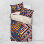 Tuvaluan and New Zealand Culture Bedding Set The Art of Kolose and Taniko - Aussie Hoodie