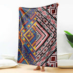Tuvaluan and New Zealand Culture Blanket The Art of Kolose and Taniko - Aussie Hoodie