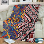 Tuvaluan and New Zealand Culture Blanket The Art of Kolose and Taniko - Aussie Hoodie