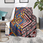 Tuvaluan and New Zealand Culture Blanket The Art of Kolose and Taniko - Aussie Hoodie
