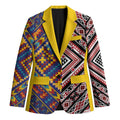 Tuvaluan and New Zealand Culture Blazer The Art of Kolose and Taniko - Aussie Hoodie