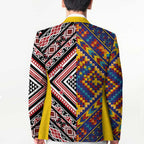 Tuvaluan and New Zealand Culture Blazer The Art of Kolose and Taniko - Aussie Hoodie