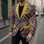 Tuvaluan and New Zealand Culture Blazer The Art of Kolose and Taniko - Aussie Hoodie